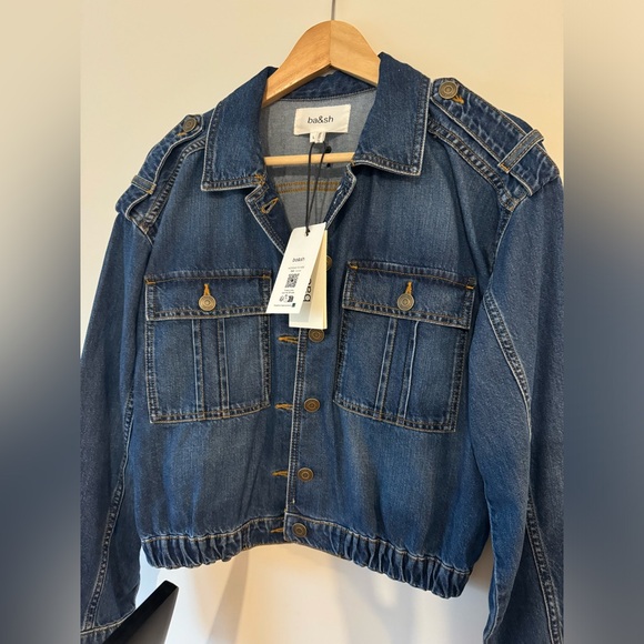 BA&H Paris Bolto Cropped Denim Jacket - Picture 2 of 3
